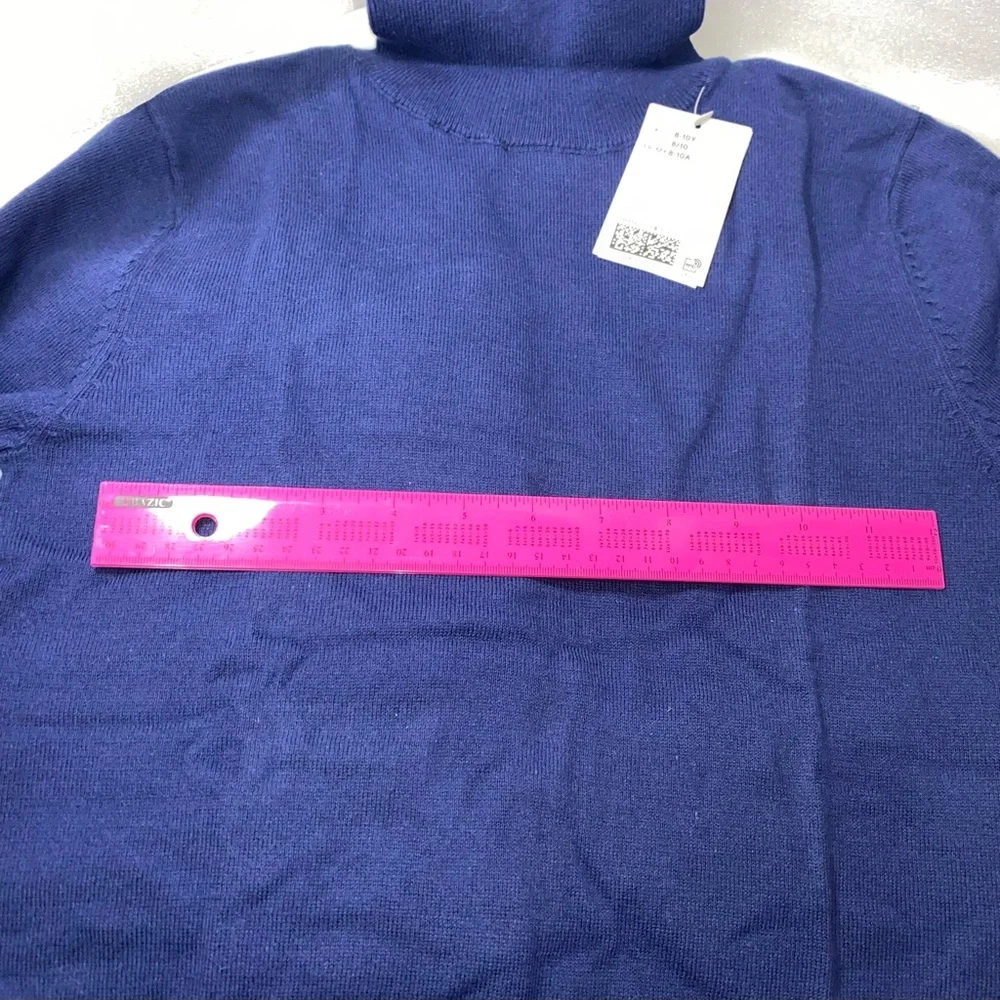 2 pc. New 100 % Cotton turtlenecks sweaters size 8/10 kids